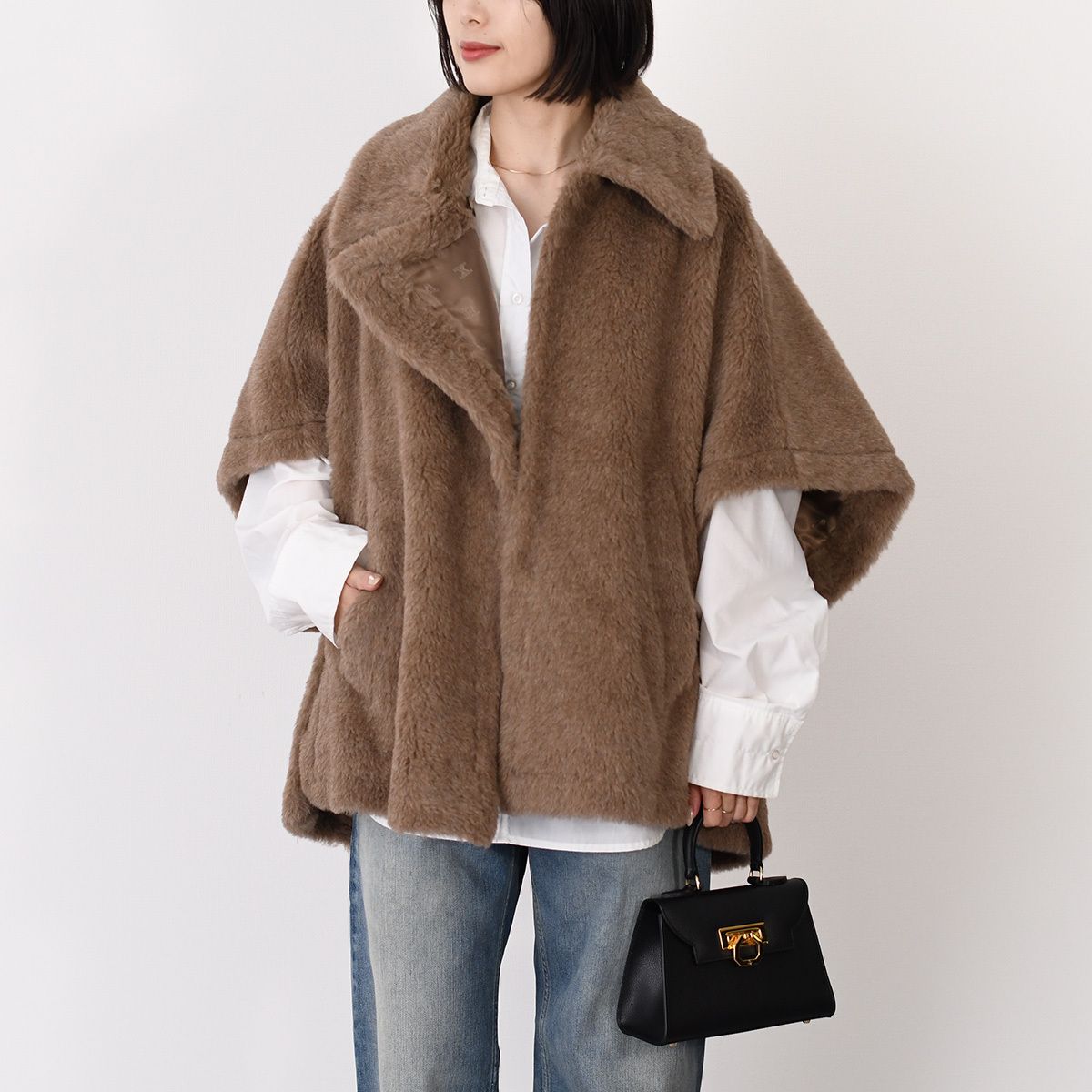 Max Mara マックスマーラ TEBE4 テベ テディベア ケープ - メルカリ