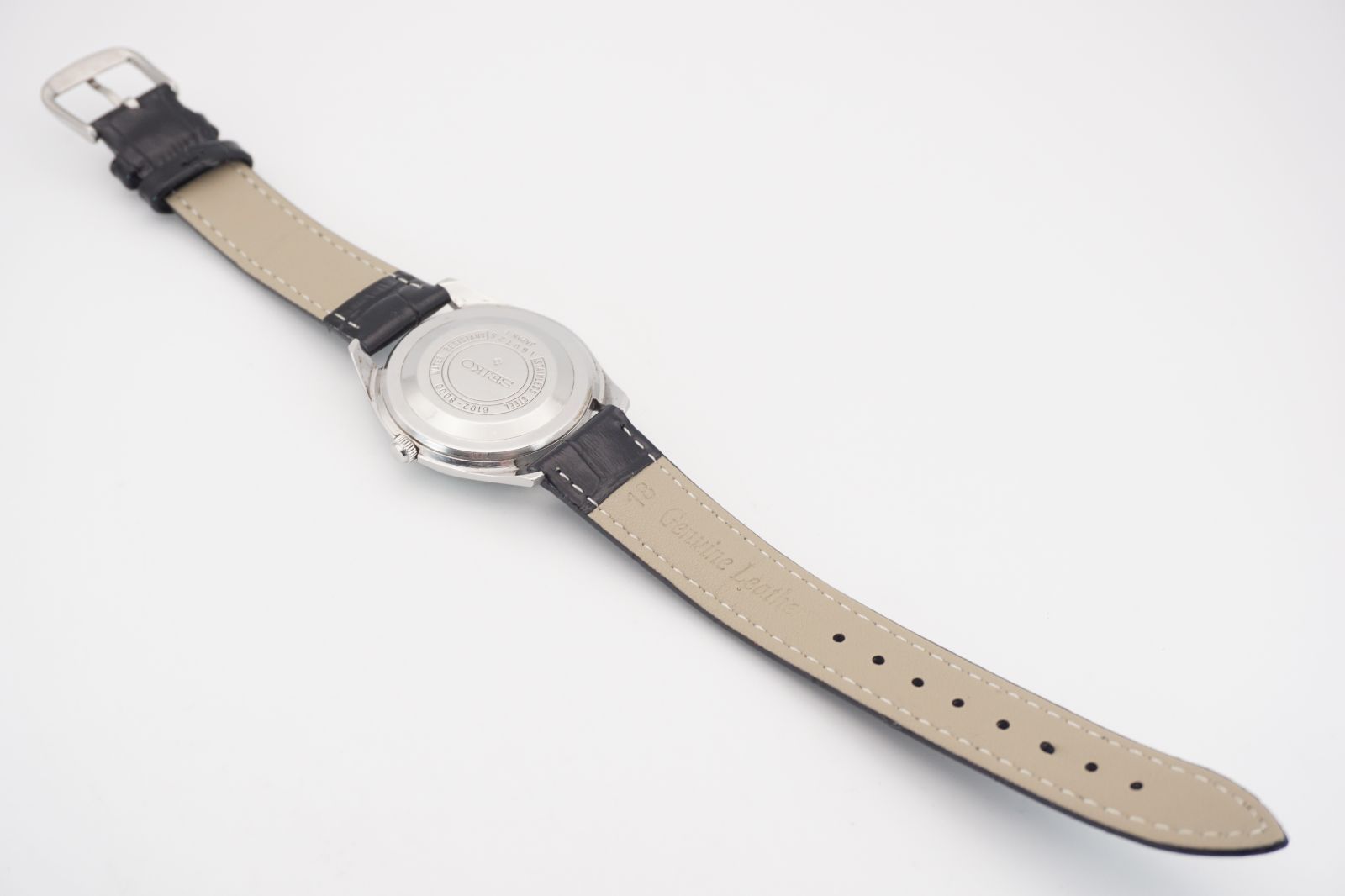  SEIKO セイコー Skyliner 6102 8000 手巻き 21石 1971年製 シルバーダイヤル 動作品 ビンテージ 時計 手巻き時計 腕時計(アナログ)