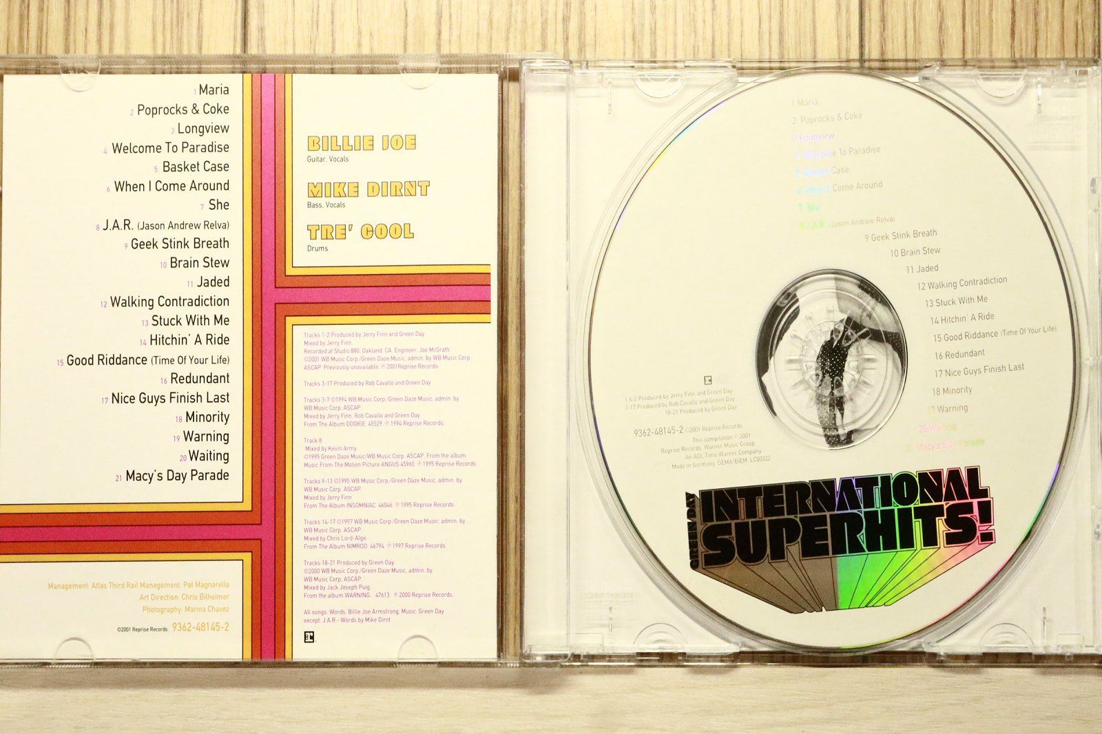 中古CD☆グリーン・デイ/Green Day□ International Superhits