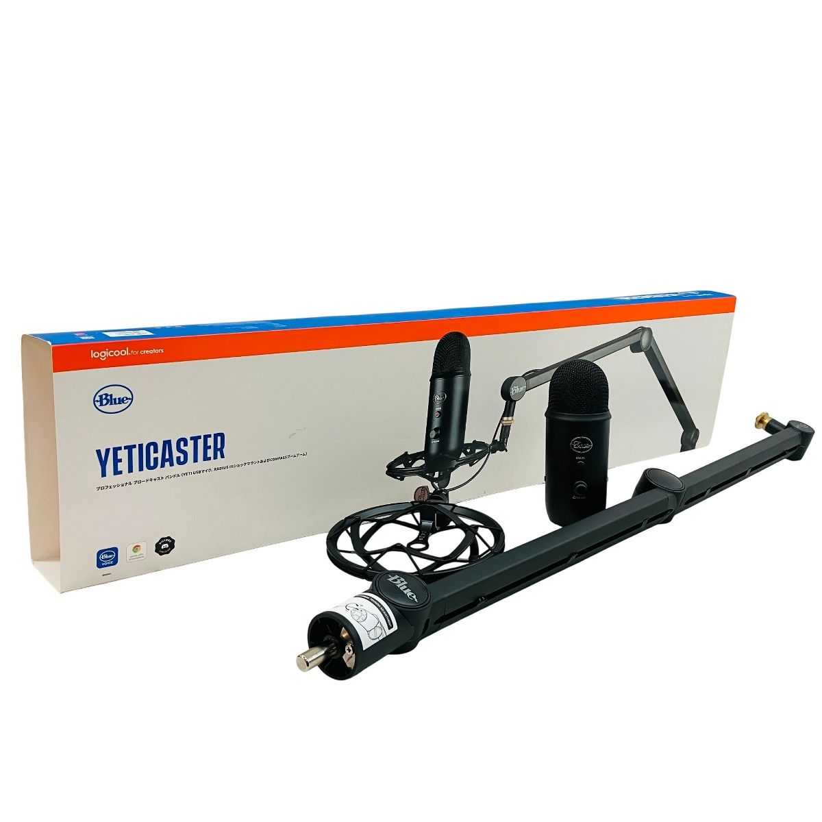 Logicool G Blue Yeticaster BM 400 C コンデンサー ゲーミング マイク 音響機器 実況 ロジクール