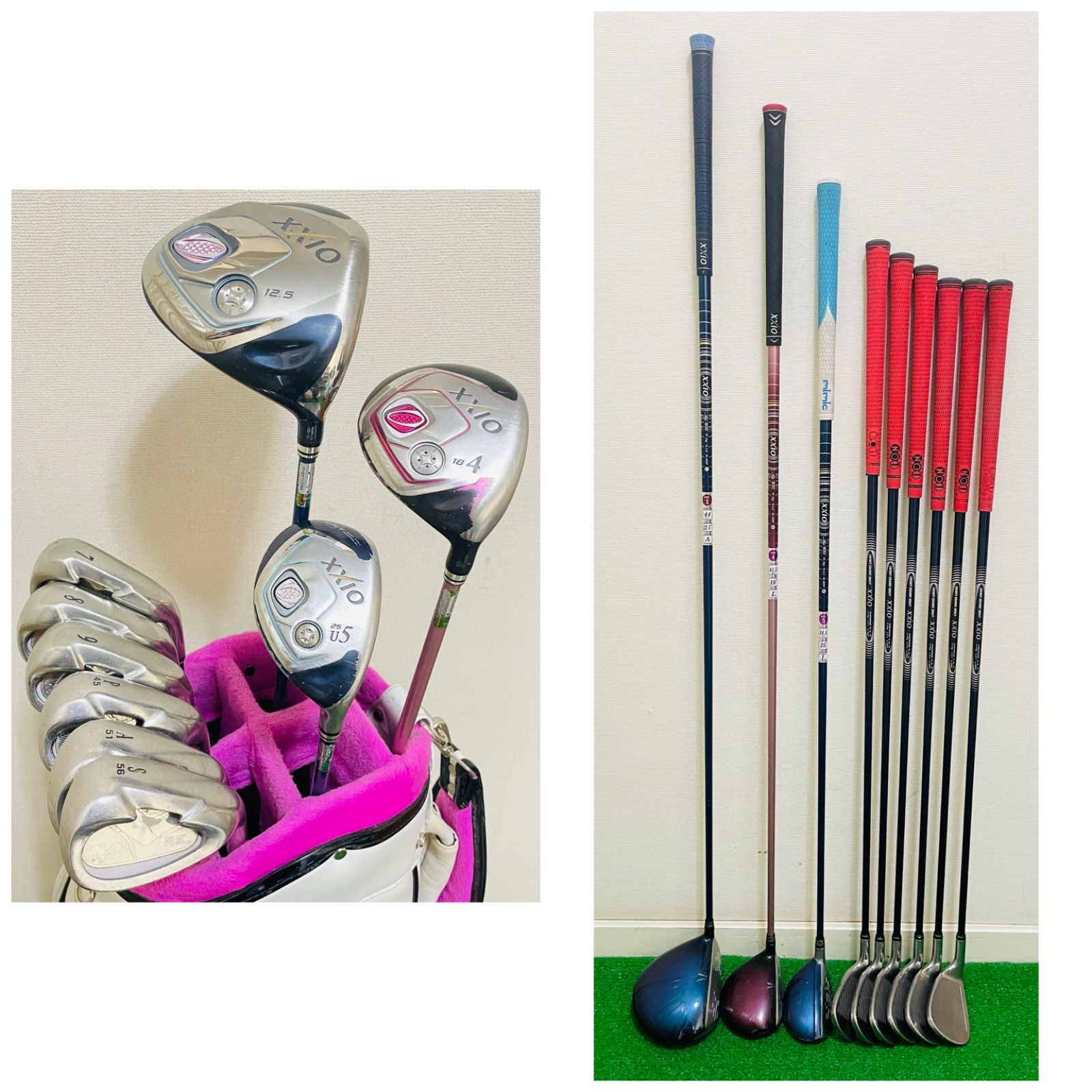 ゼクシオ XXIO MP1200 レディース L ゴルフクラブセット 右 9本
