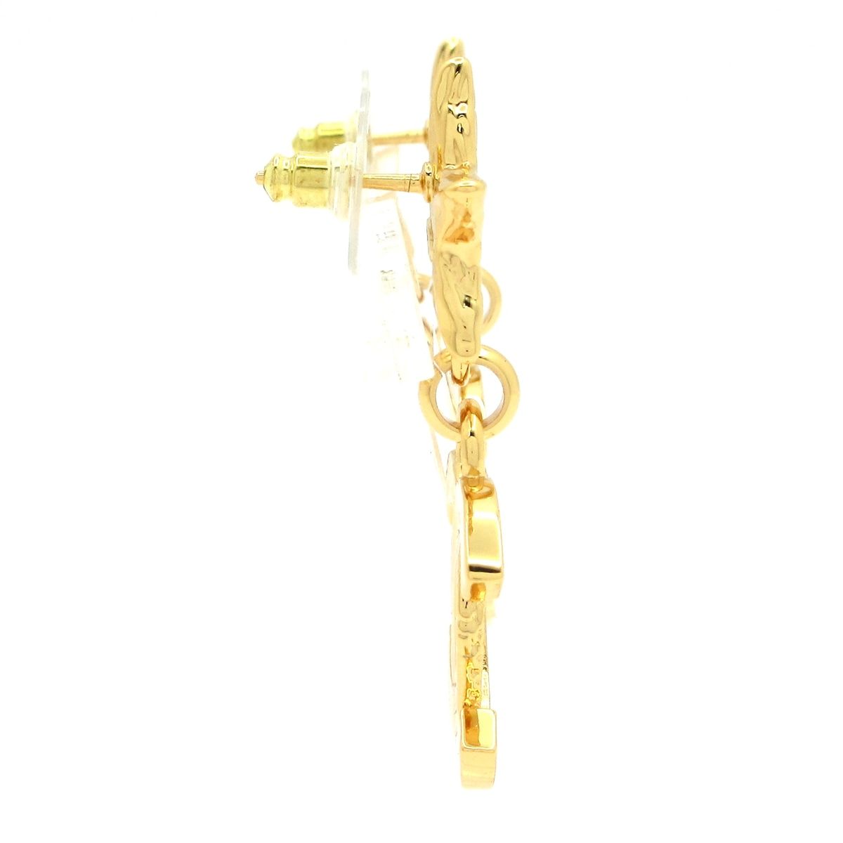 CHANEL シャネル ピアス ココマーク ゴールド 黒 スター 星