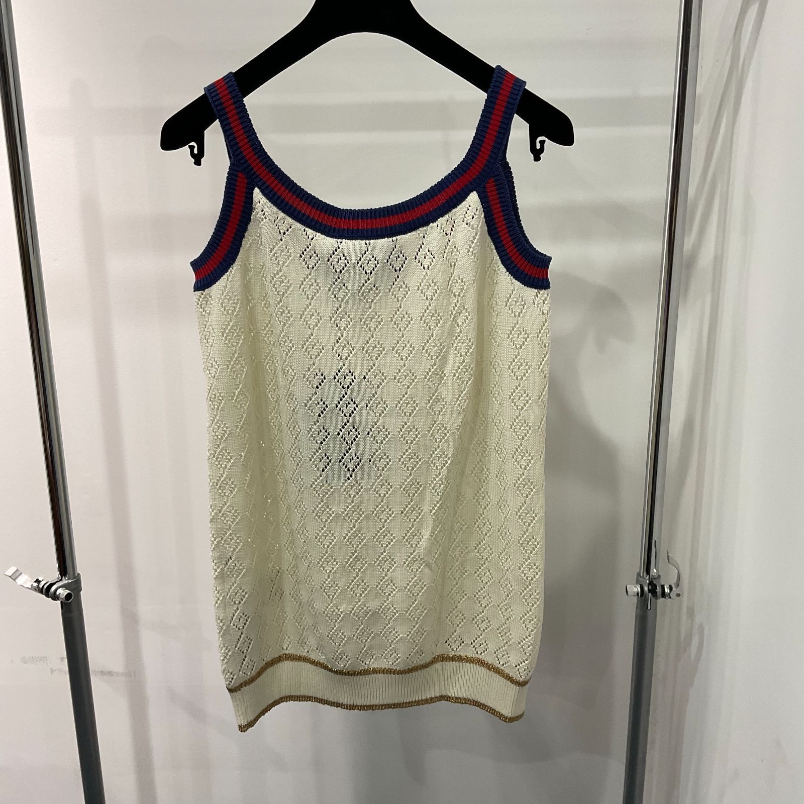 グッチ 753771 タグ付き Gロンバスニットタンクトップ