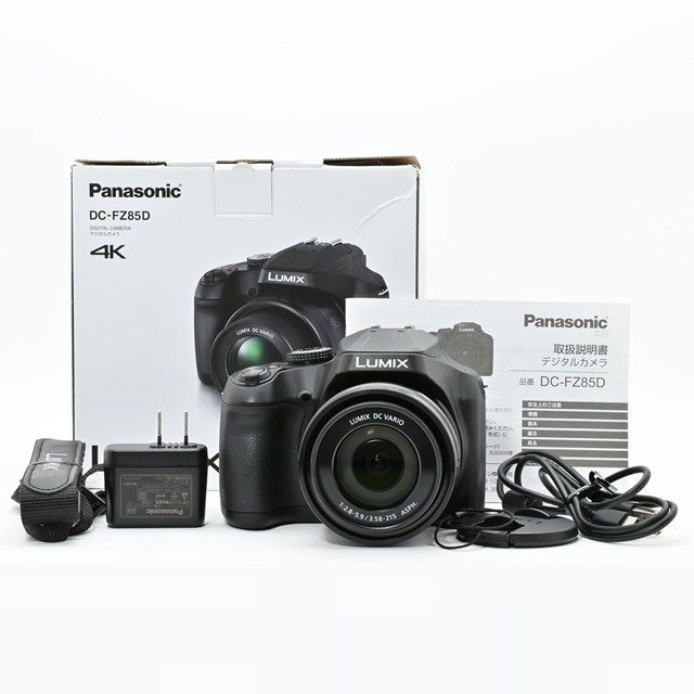 Panasonic LUMIX DC-FZ 85 D-K｜光学60倍ズーム×4 K動画｜高倍率コンデジ｜旅行 運動会に最適｜付属品完備の良好コンディション