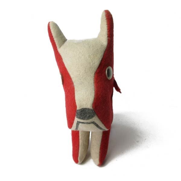 50s-60s マスコットドール O.C.E. 犬のぬいぐるみ ビンテージ カレッジ