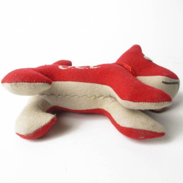 50s-60s マスコットドール O.C.E. 犬のぬいぐるみ ビンテージ カレッジ