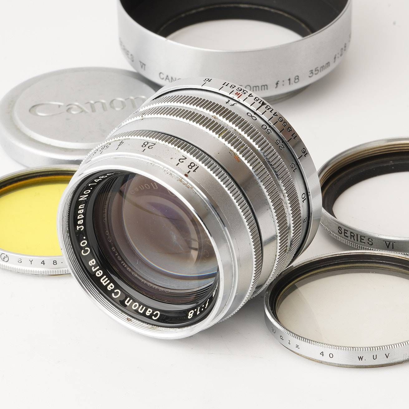 キヤノン Canon 50 mm F 1.8 ライカ L 39 マウント