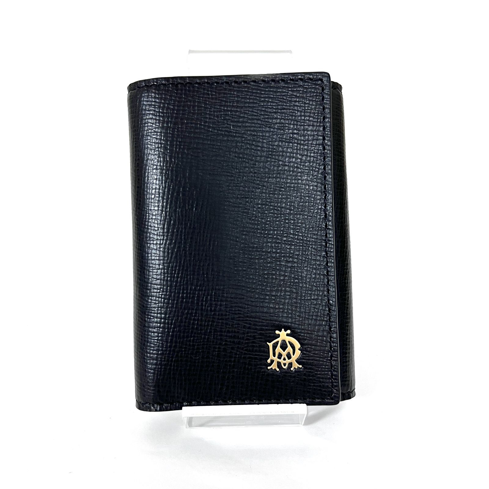 SD 3954 Dunhill ダンヒル フルハム 6連キーケース キーリング付き レザー ブラック メンズ L 25850 A