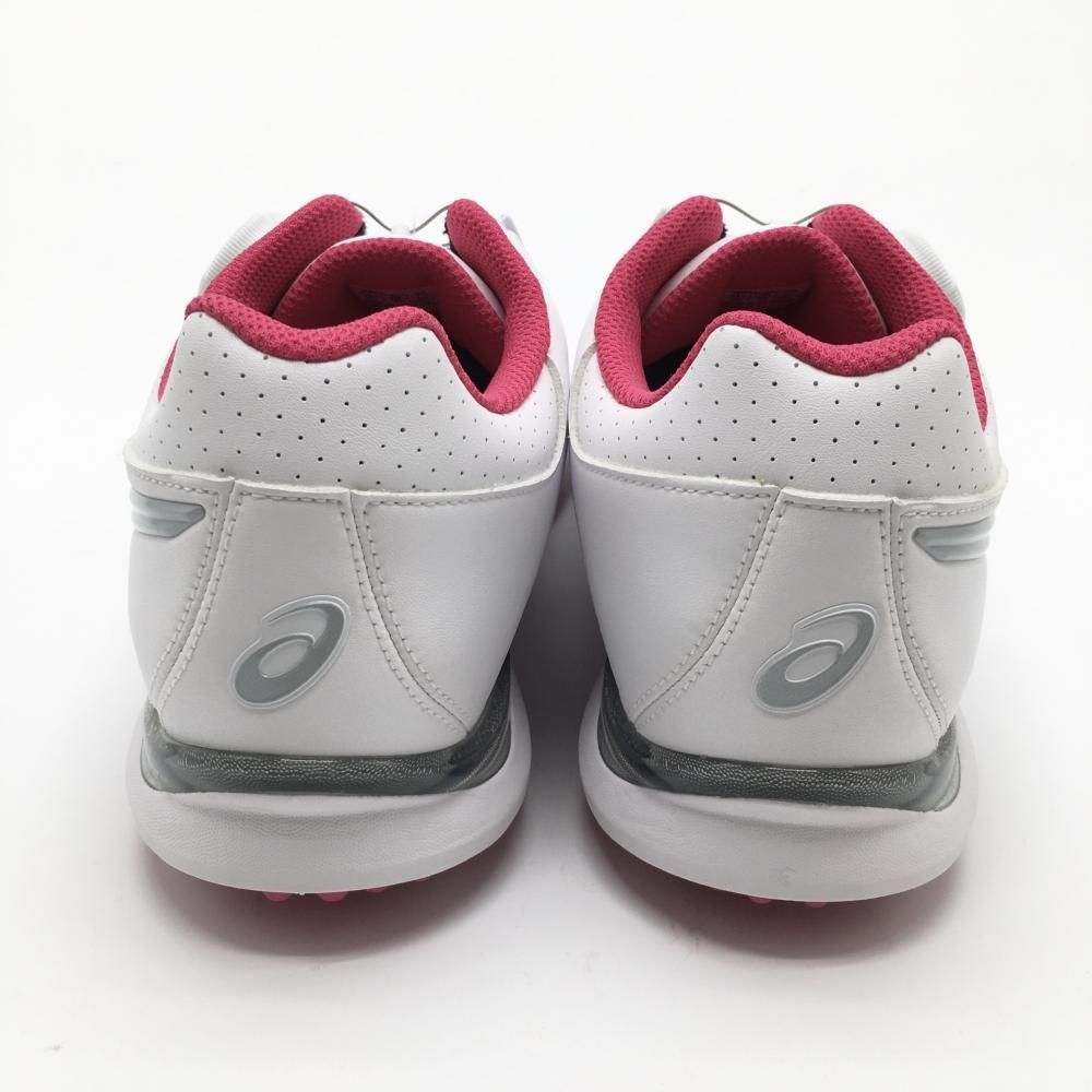 未使用品】アシックス ゴルフシューズ 白×ピンク TGN924 BOA