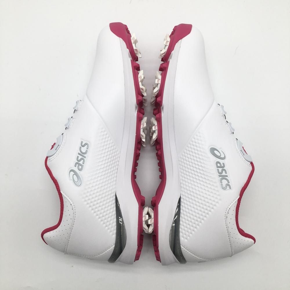 未使用品】アシックス ゴルフシューズ 白×ピンク TGN924 BOA