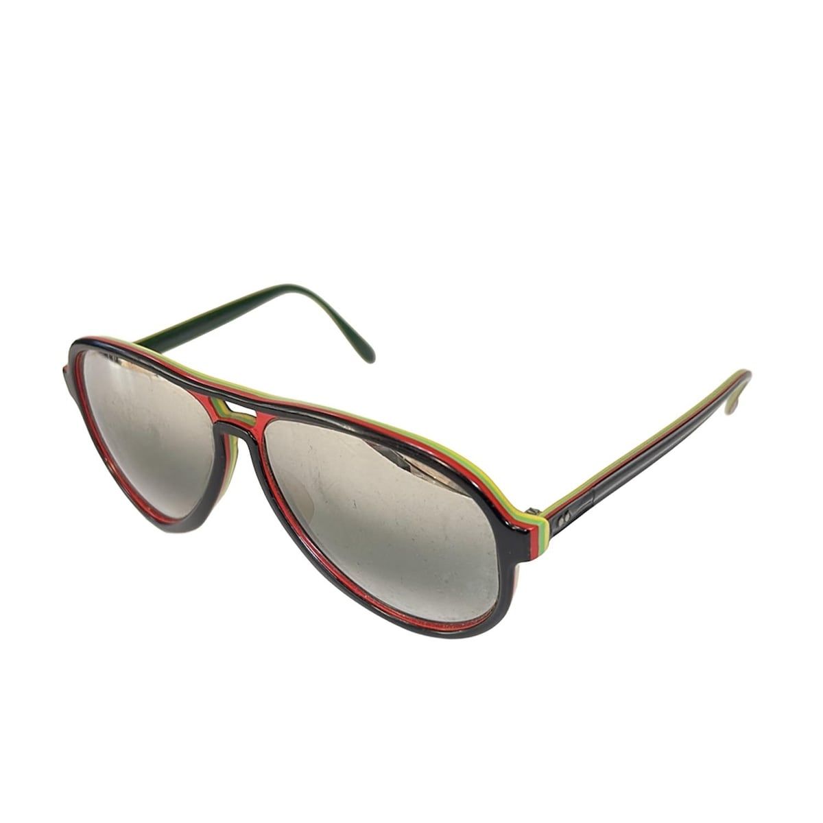 Ray-Ban レイバン サングラス - シルバー×黒×イエロー VAGABOND ミラーレンズ