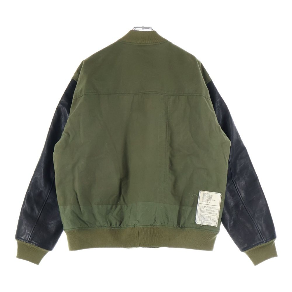 ISAMU イサムカタヤマバックラッシュ ジャパンカーフ ウェットホワイト ガーメントダイ カバーオールジャケット 2077-02