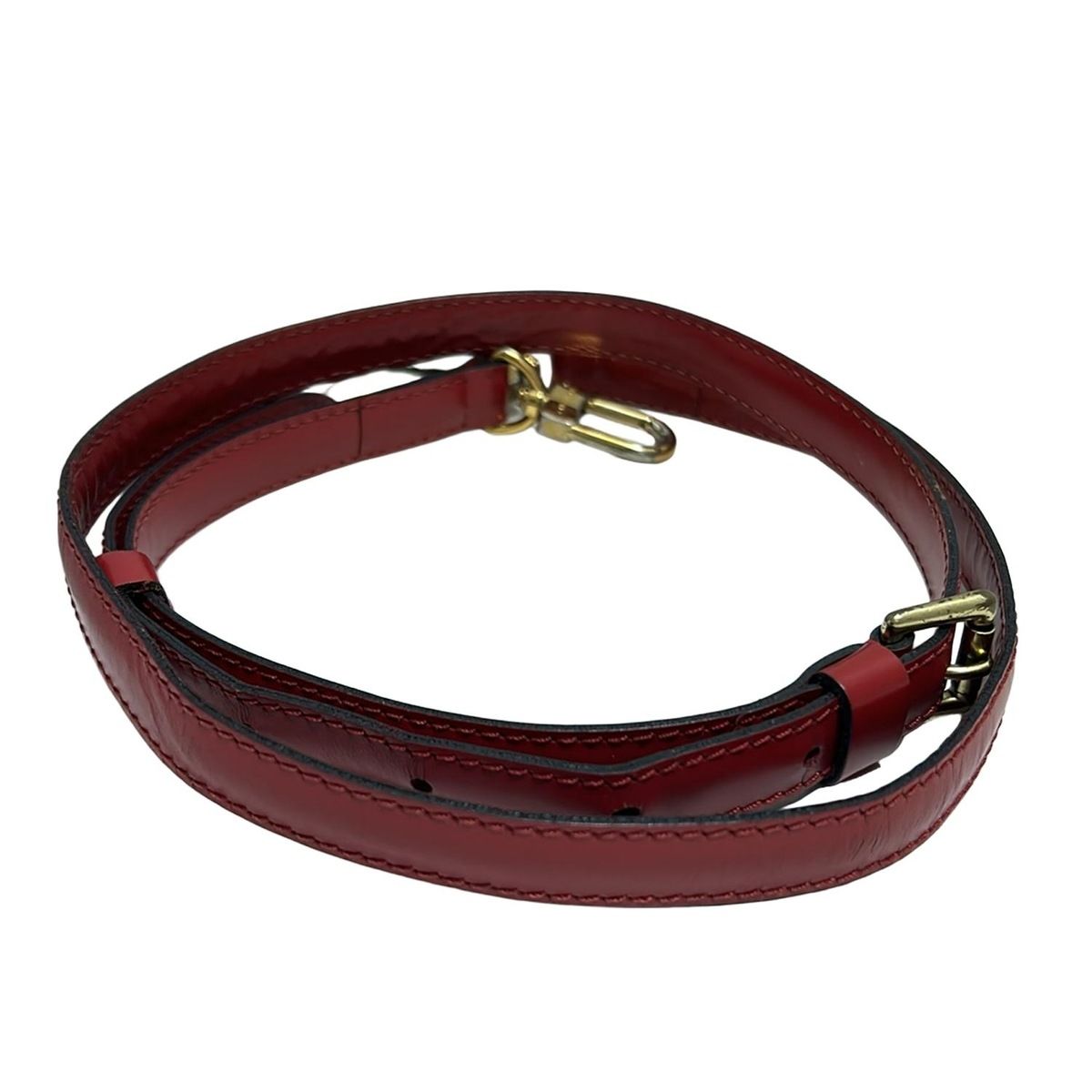 ルイヴィトン ショルダーストラップ エピ バンドリエールオプショナルショルダーストラップ J 00277 カスティリアンレッド レザー