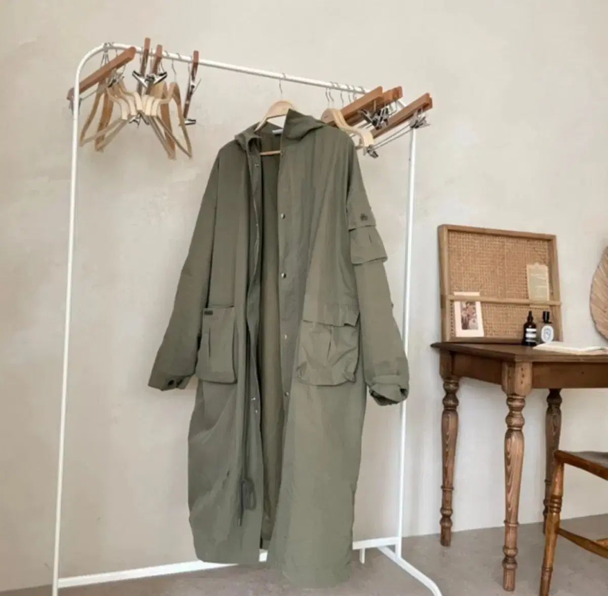 ロマンティックビレッジ チョ ヘス サファリ コート カーキ