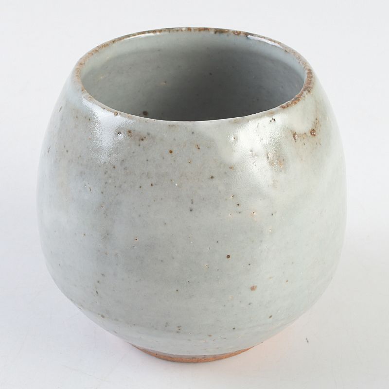 茶道具 神楽窯造 塩笥茶碗 清水公照絵付共箱 C S393 - メルカリ