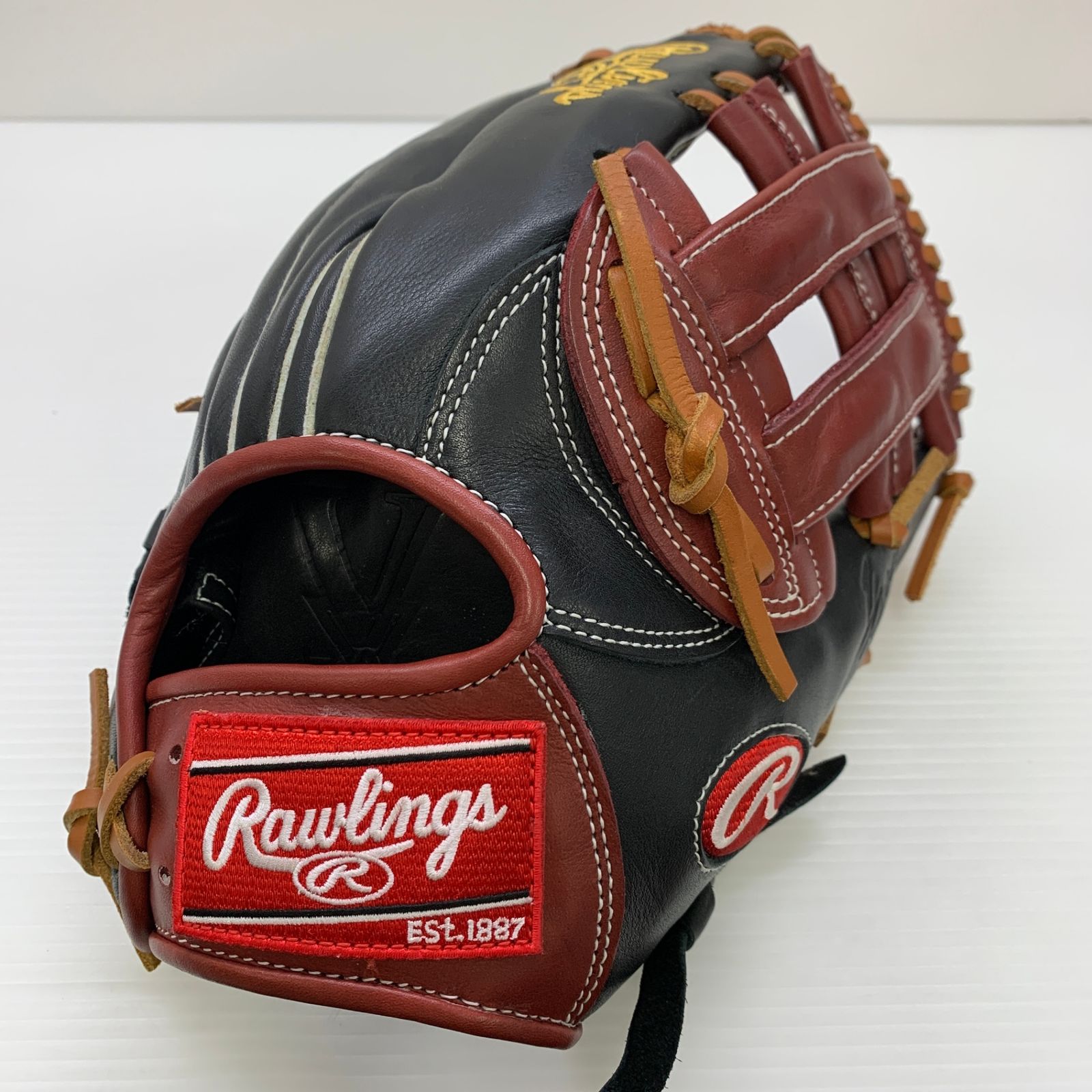 ローリングス Rawlings ハイパーテック 軟式 大人 一般 オールラウンド グローブ グラブ 右投げ 品 グローブ袋付き 野球 7085