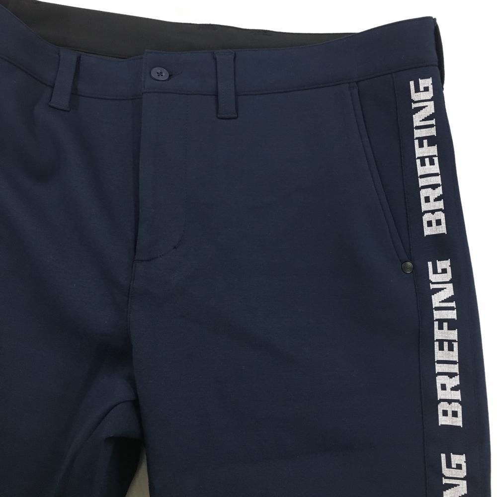 ブリーフィング パンツ ネイビー サイドロゴテープ メンズ L ゴルフ