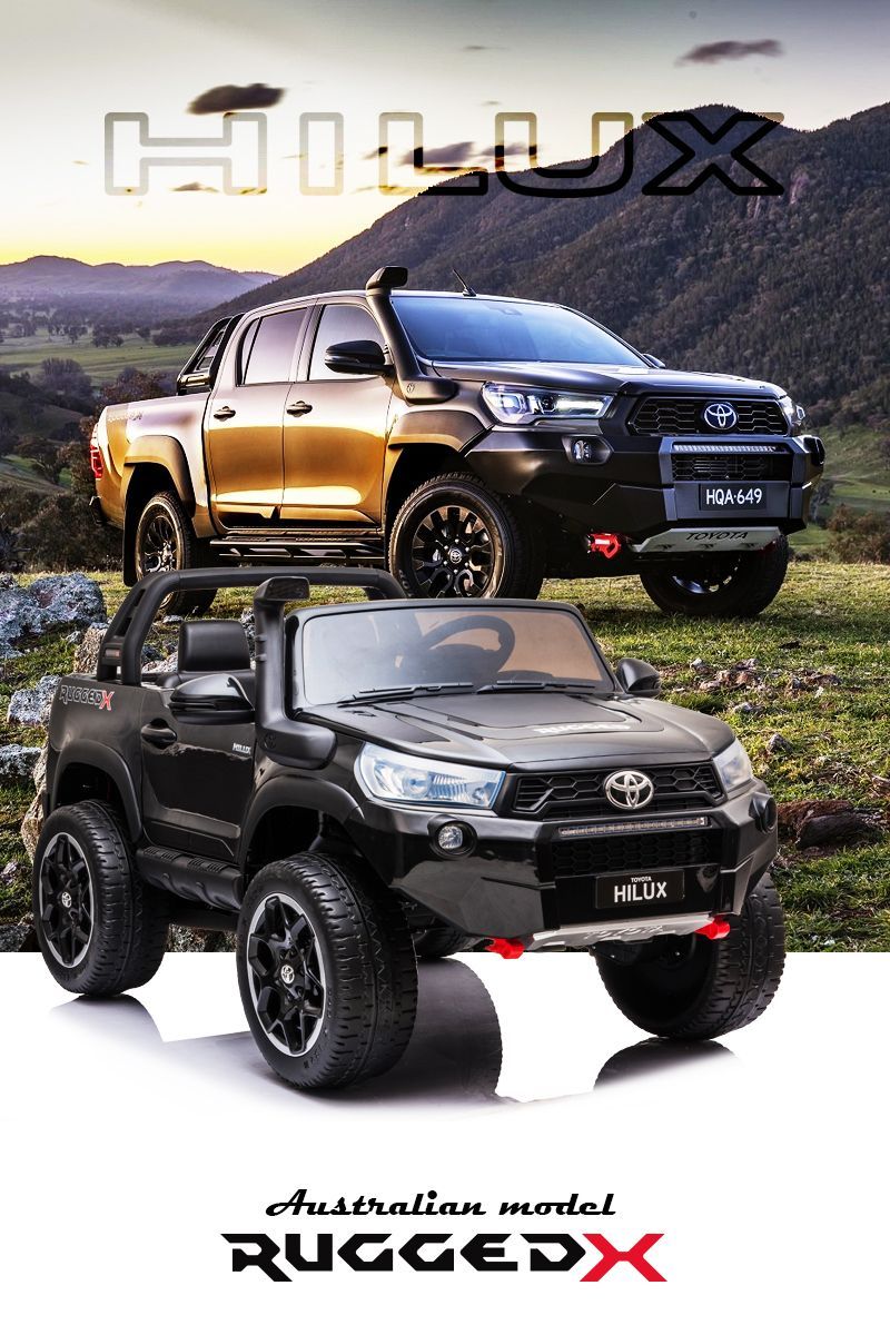 新品】乗用玩具 乗用ラジコンカー TOYOTA HILUX RUGGED X トヨタ