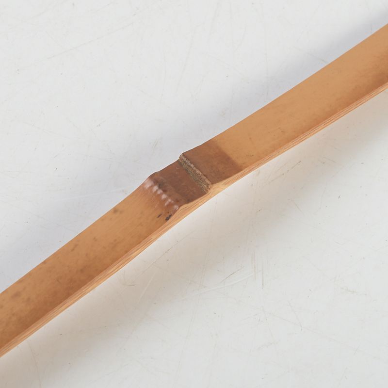 茶道具 淡完作 茶杓 銘「和心」 前大徳 福本積應書付 共筒共箱 V 9800