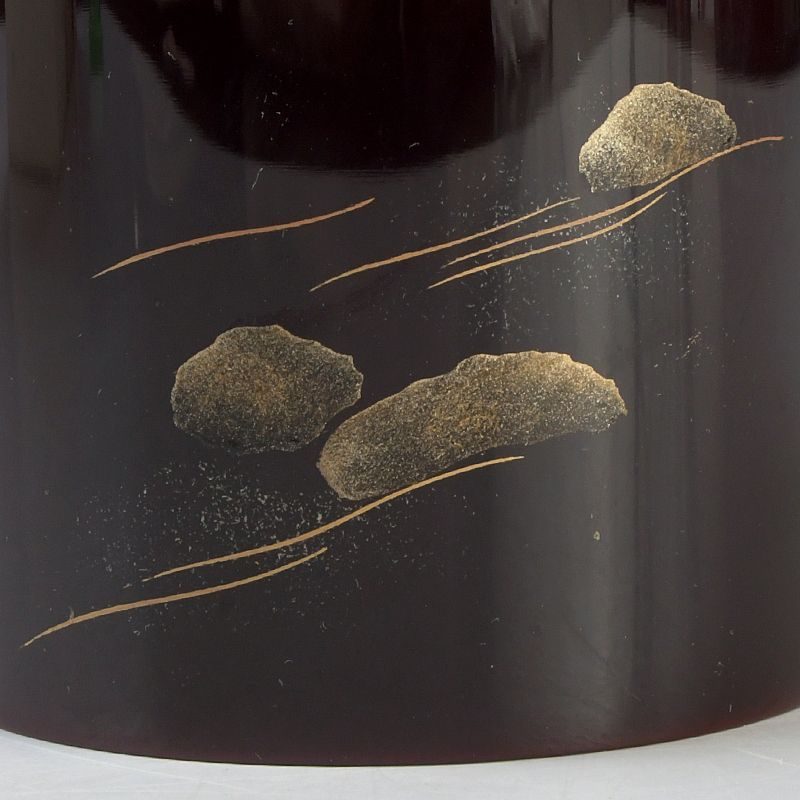 茶道具 智斉作 青楓に川蝉蒔絵 金輪寺 棗 共箱 V S396 - メルカリ