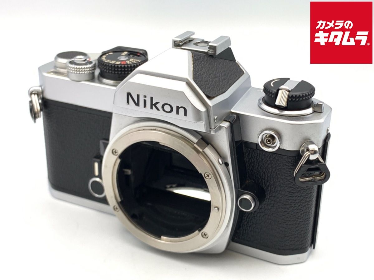 NIKON FM フィルムカメラ 一眼レフ レンズ付き 難あり品】 ニコン FM ボディ シルバー