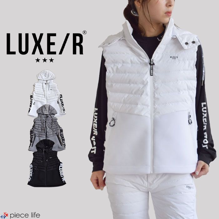 LUXE/R GOLF ラグジュ ゴルフ ベスト メンズ レディース ダウンベスト
