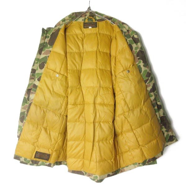 70s USA製 黒タグ エディーバウアー ダックハンター カモ 迷彩 ダウン