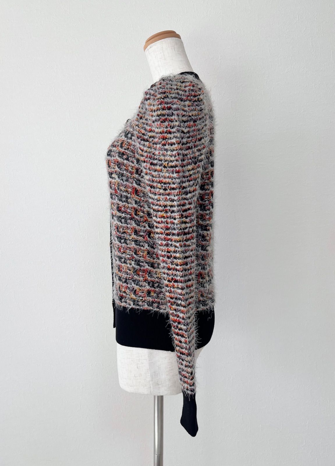 Sov. ソブ ツイード カーディガン 38