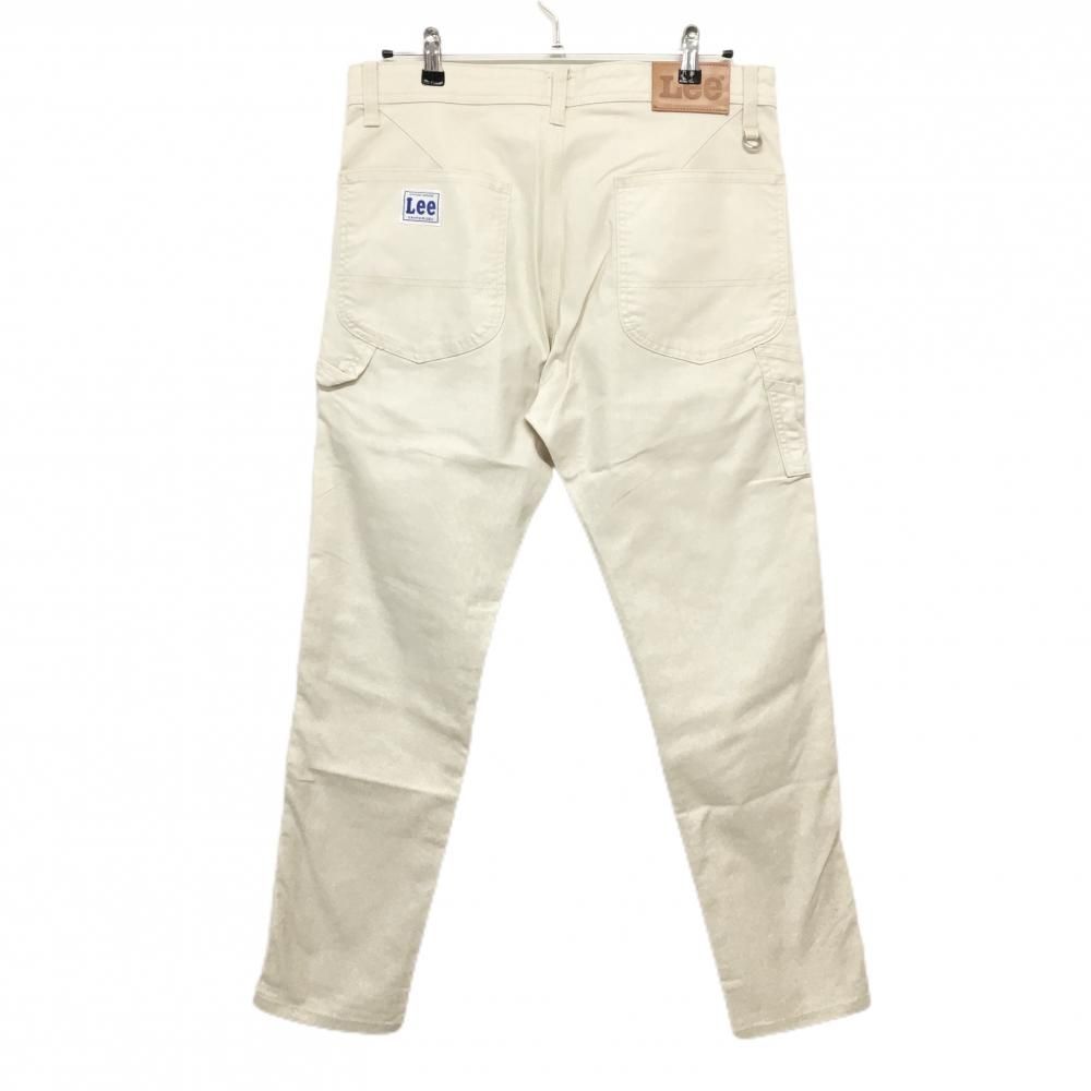 美品】パーリーゲイツ×Lee パンツ アイボリー ティー装着可 メンズ 5