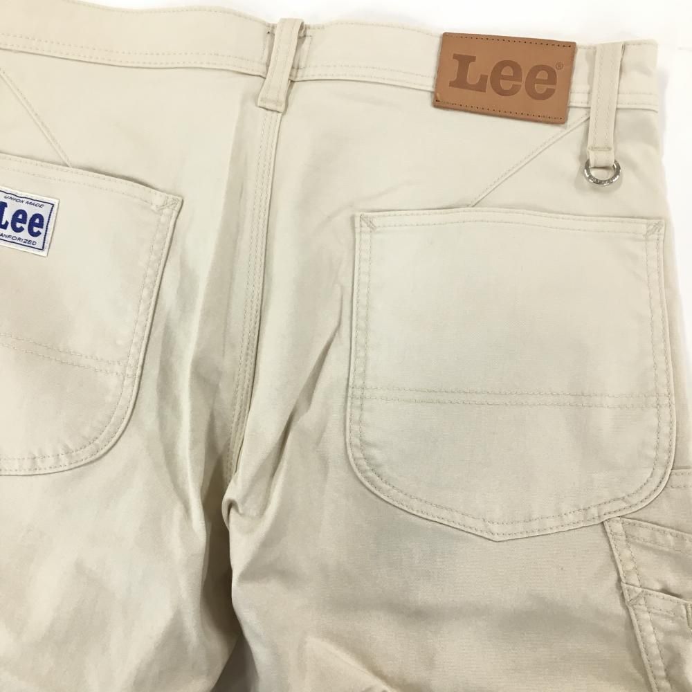 美品】パーリーゲイツ×Lee パンツ アイボリー ティー装着可 メンズ 5