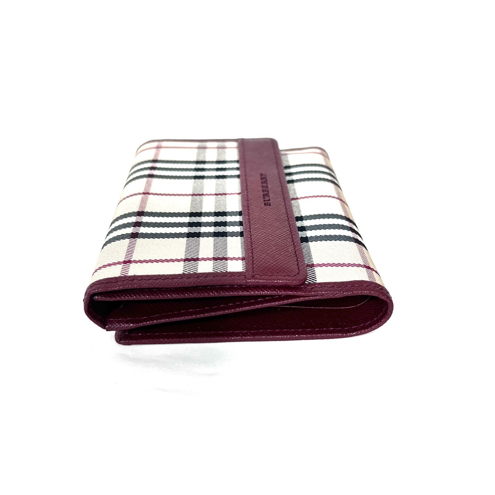 SD3929 新品同様！ BURBERRY バーバリー 三つ折り財布 コンパクト