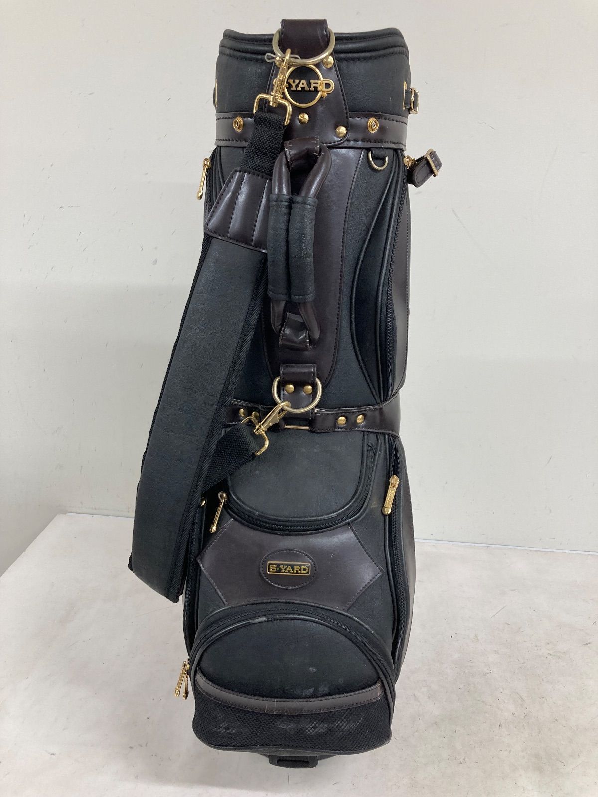 S-YARD 　エスヤード　合皮 ゴルフバッグ キャディバッグ 送料無料☆S-YARD エスヤード☆キャディバッグ キャディバック ゴルフ