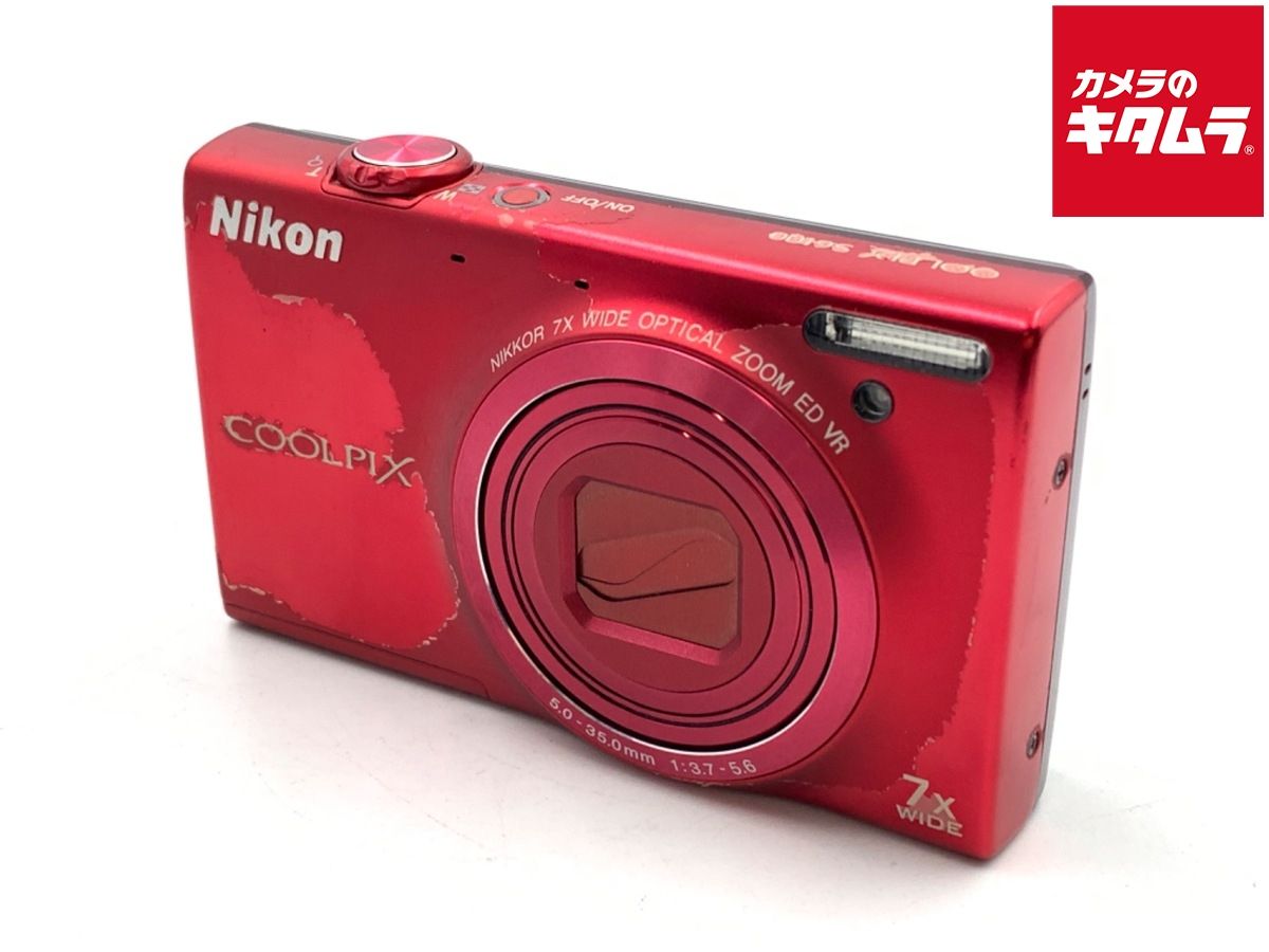 難あり品】 ニコン COOLPIX S6100 スーパーレッド 購入 Nikon 難あり品】 ニコン COOLPIX S6100 スーパーレッド 購入 Nikon