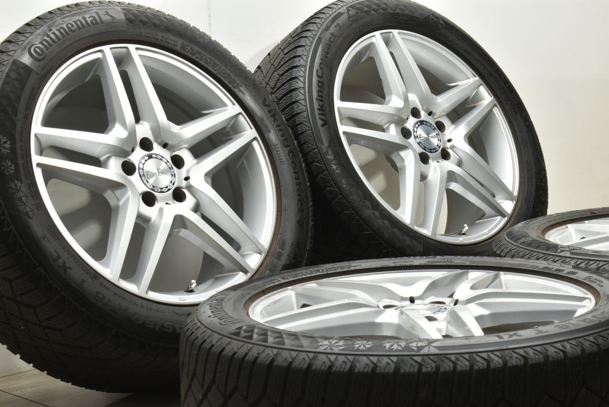 ユーロフォルッシュ 18 in 8 J 41 PCD 112 コンチネンタル バイキングコンタクト7 245 50 R ベンツ Sクラス ホイールのみ販売