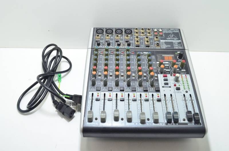 ベリンガー Behringer XENYX 1204 USB オーディオミキサー 12入力 USB対応 動作品