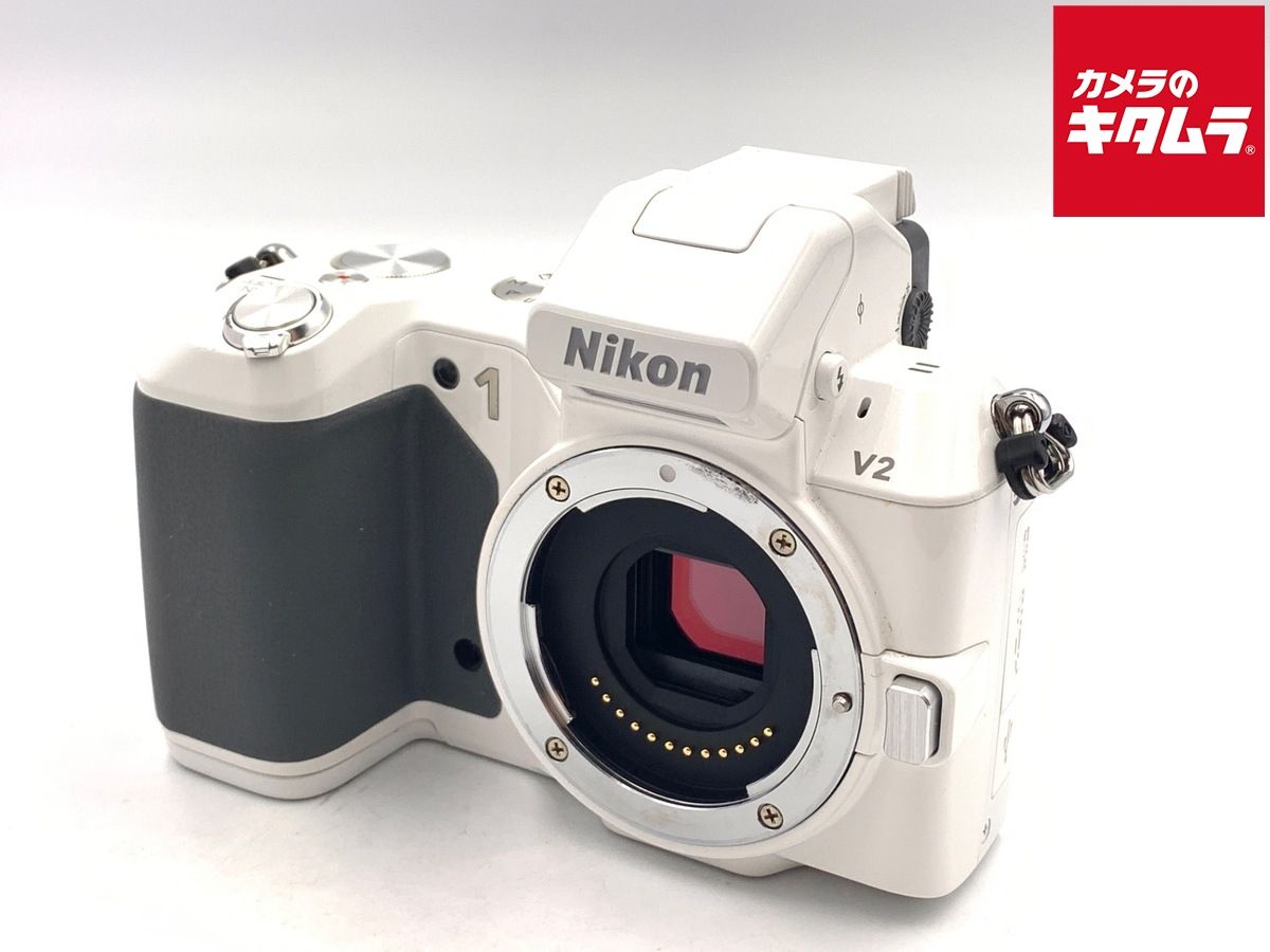並品 ニコン Nikon 1 V 2 ボディ ホワイト