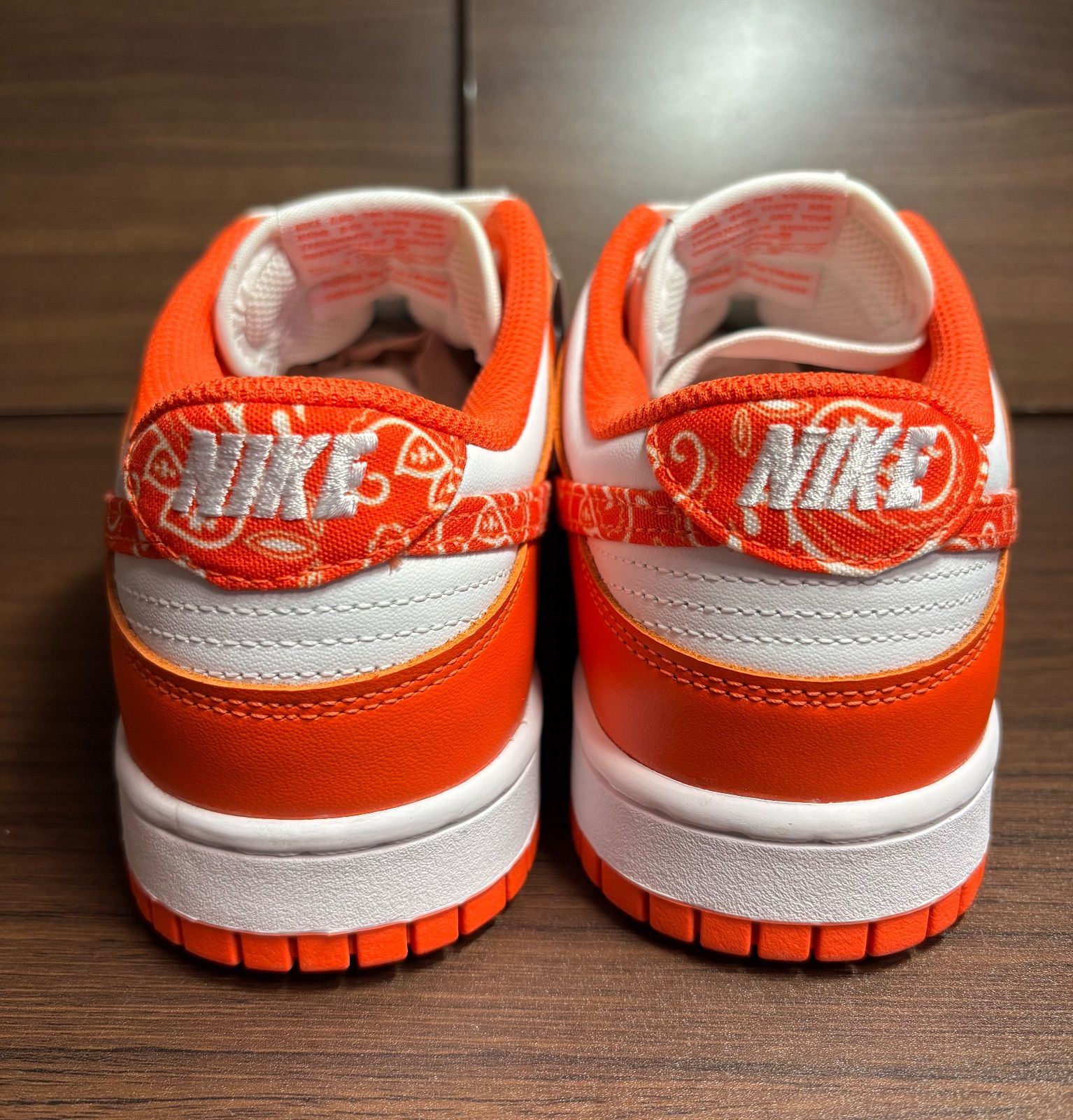 ナイキ ウィメンズ ダンク ロー ESS オレンジペイズリー size 26.5㎝