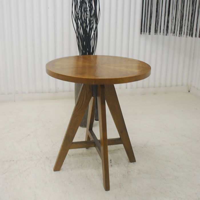 アウトレット 現品限り 一部 大 ヴィンテージ調モダン 昇降式 サイドテーブル レトロモダン カフェ風インテリア 250514-シド