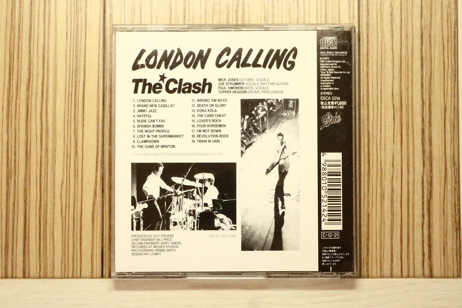 国内盤CD☆ザ・クラッシュ/The Clash□ ロンドン・コーリング