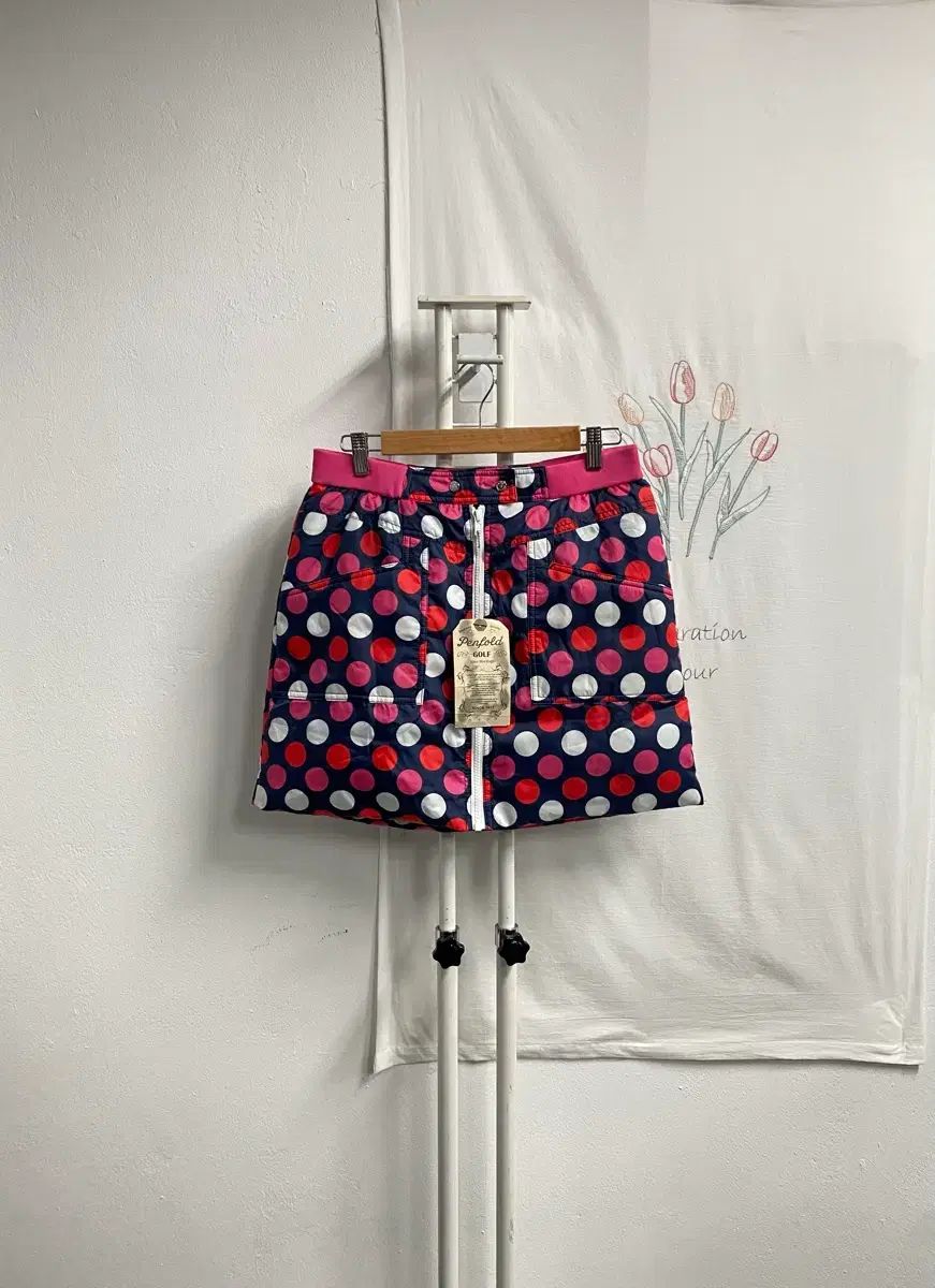 ペンポールド ゴルフ ドット 防寒 ゴルフ ダウンパンツ/ピンク