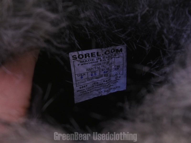  E 112 レディース SOREL スノーブーツ 茶×グレー 40 25 cm その他 靴