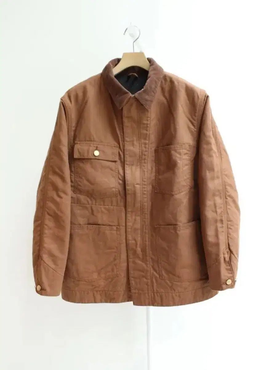 3)アンユーズド UNUSED ダック カバーオール ワークジャケット