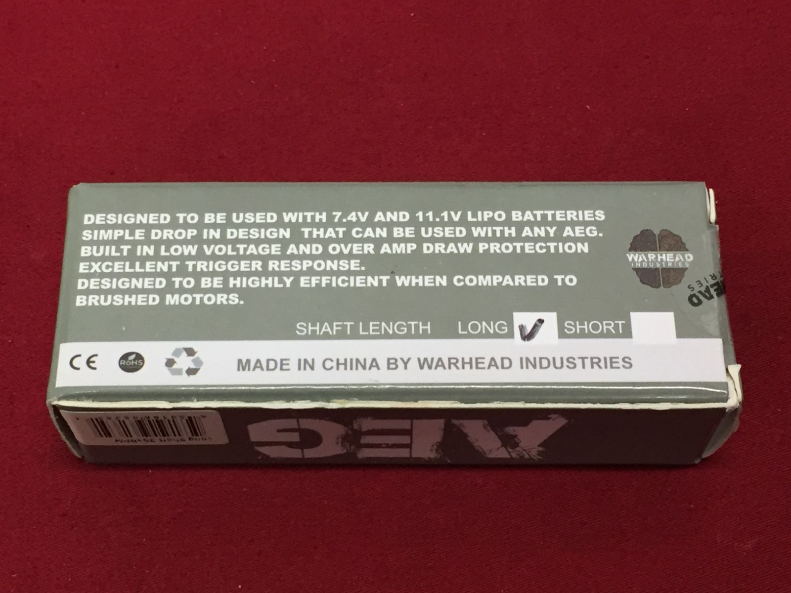 |♥ WARHEAD ブラシレスモーター BASE 35 K ロング 707