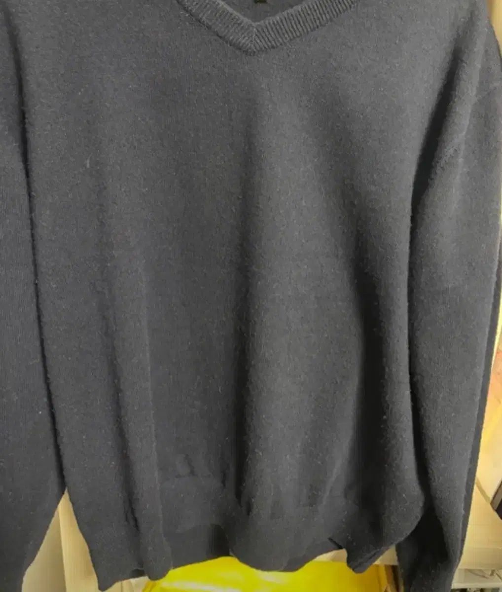 Passer パセーラ リラックス クロップド Vネック ニット ネイビー xl