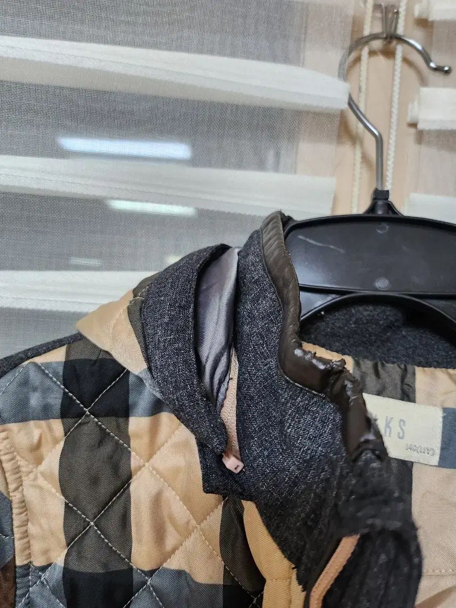 DAKS ダックス CHECK キルティング フーデッド アウター 11歳