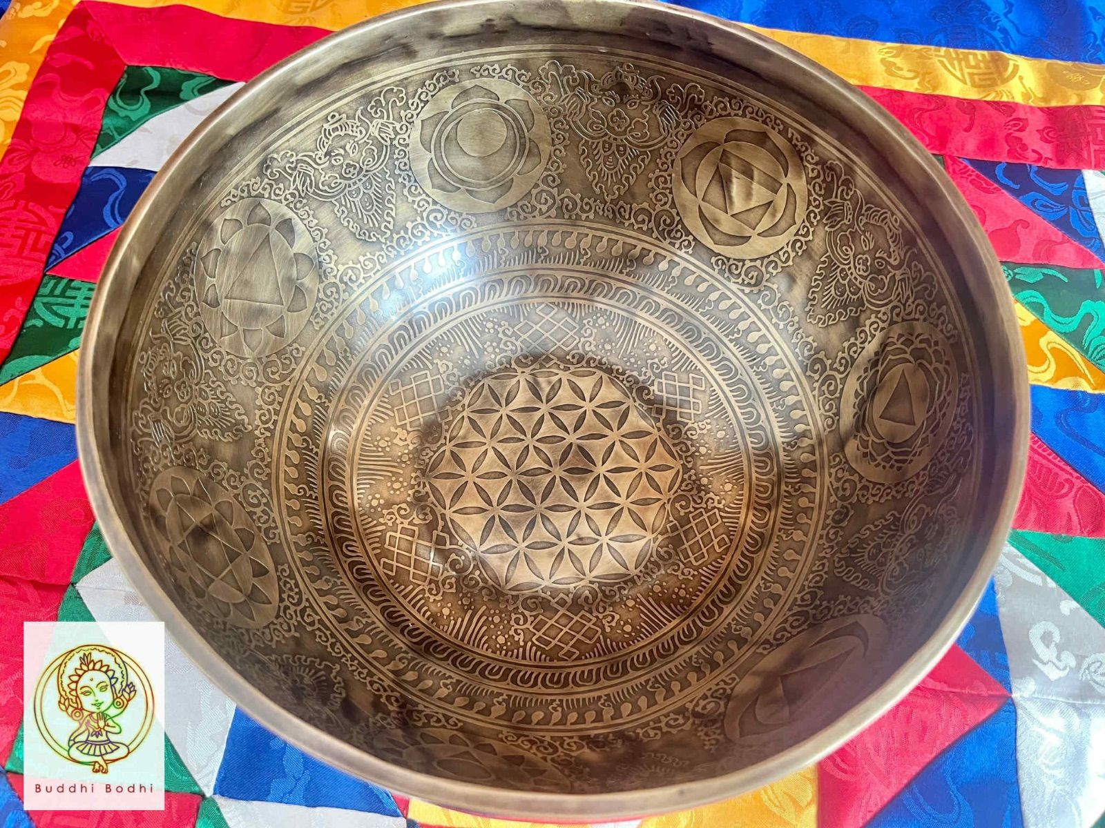 シンギングボウル 266 フラワーオブライフ チャクラ