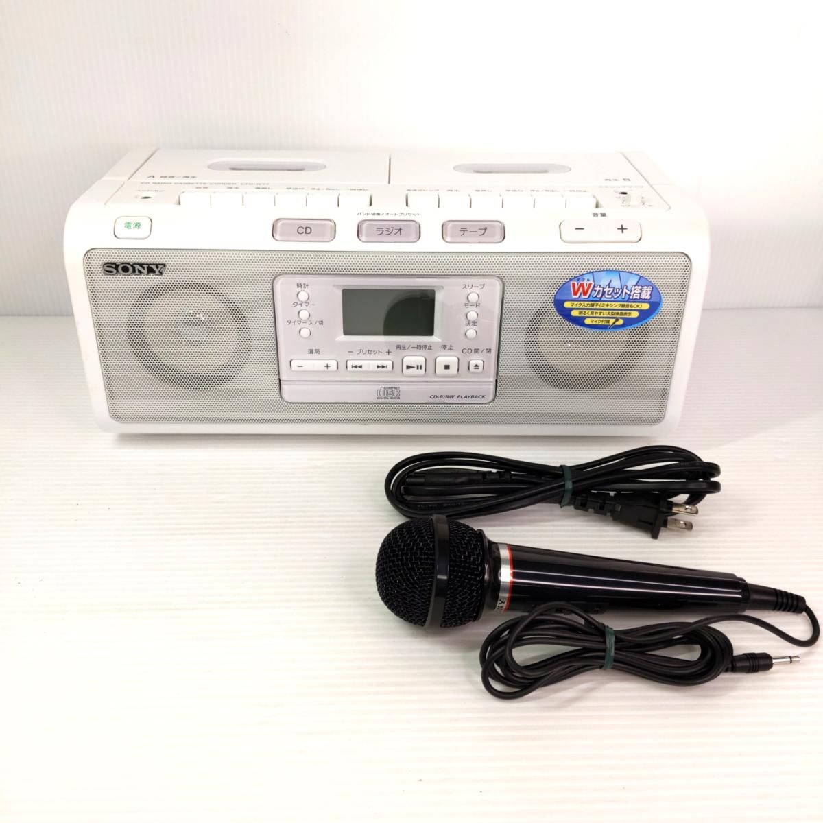 ○ 未使用 SONY ソニー ラジオカセットコーダー CFS-E16 ブラック ラジカセ