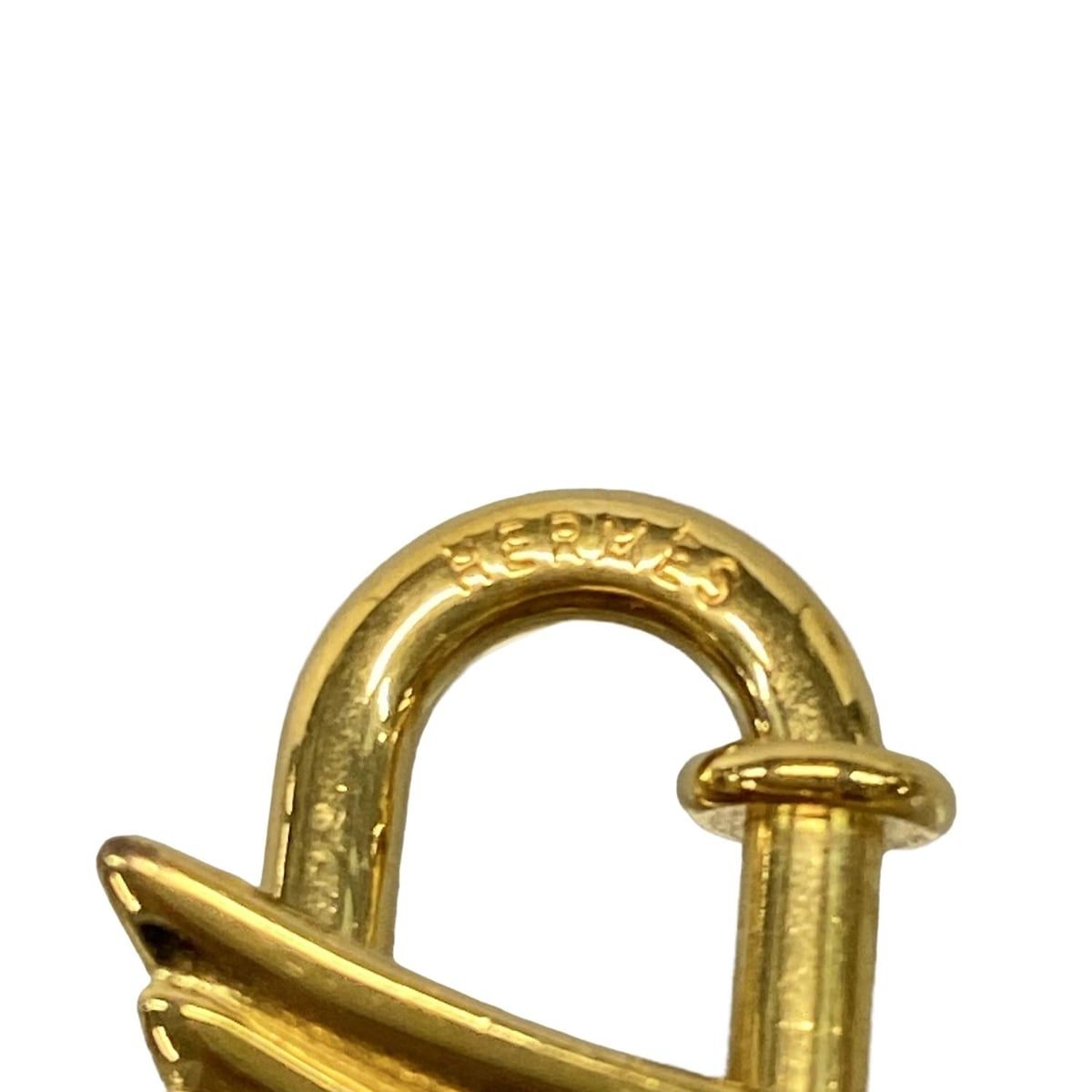 HERMES(エルメス) キーホルダー(チャーム) カデナ ゴールド ペガサス