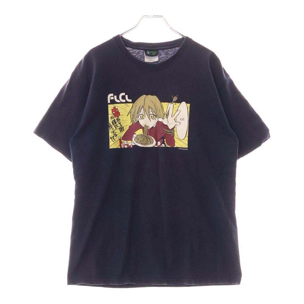 VINTAGE (ヴィンテージ) 00S FLCL フリクリ ハルコ デザインプリント 半袖Tシャツ ネイビー