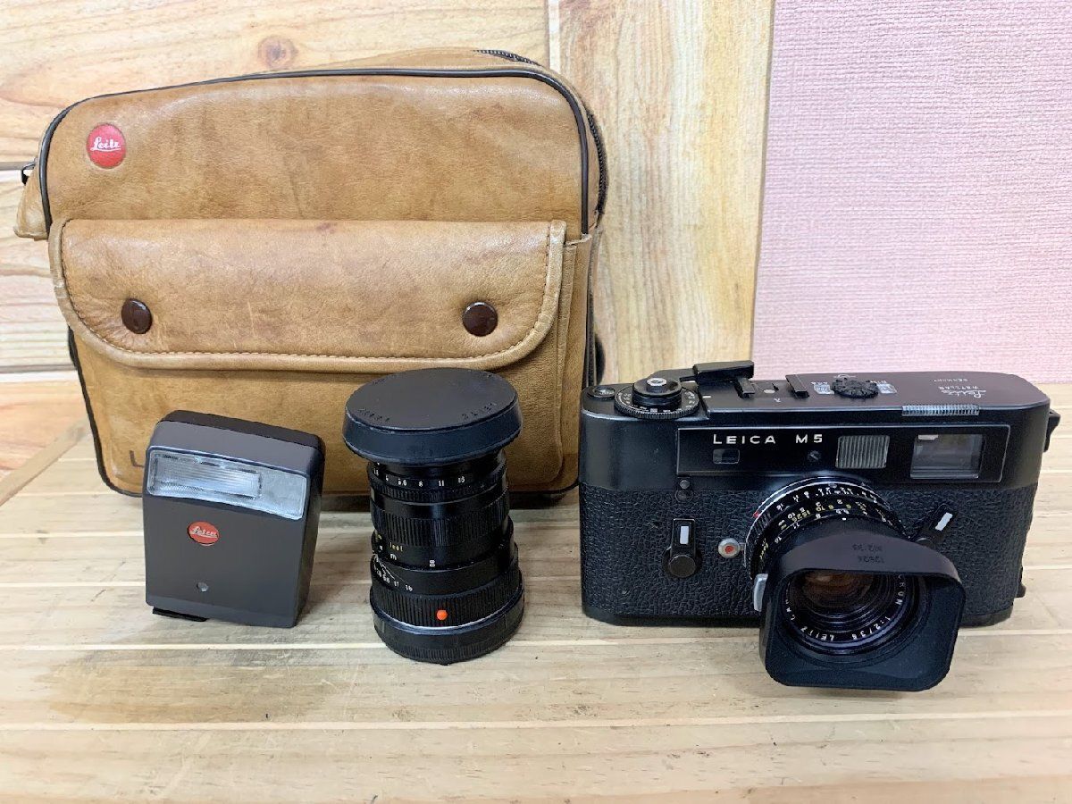Leica ライカ M 5 1 2|35 TELE-ELMARIT-M 2.8|90 CFフラッシュ付